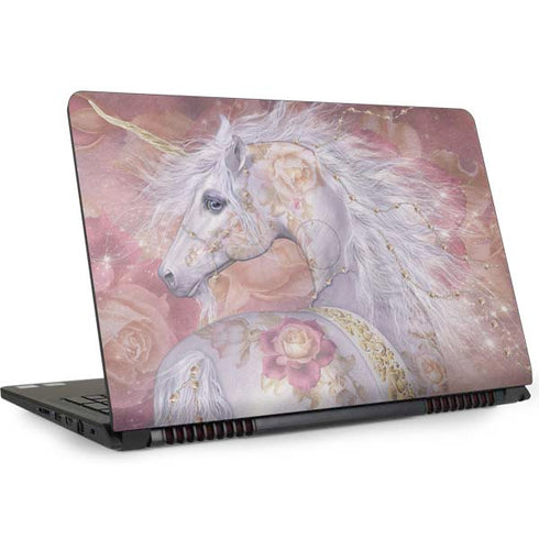 Laurie Prindle Licorne Florale Rose Unicorn Dell Inspiron Skin